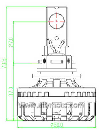 40W LED Headlight A340 H7